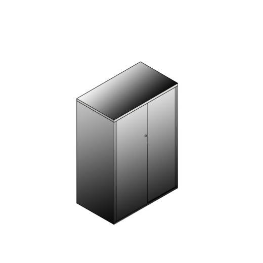 Bisley BG20834SDSBST Schiebetürenschrank 1149-1173 x 800 x 470 (HxBxT in mm)