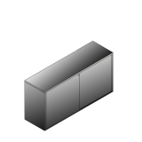 Bisley BG21621SDSBST Schiebetürenschrank 743-751 x 1600 x 470 (HxBxT in mm)