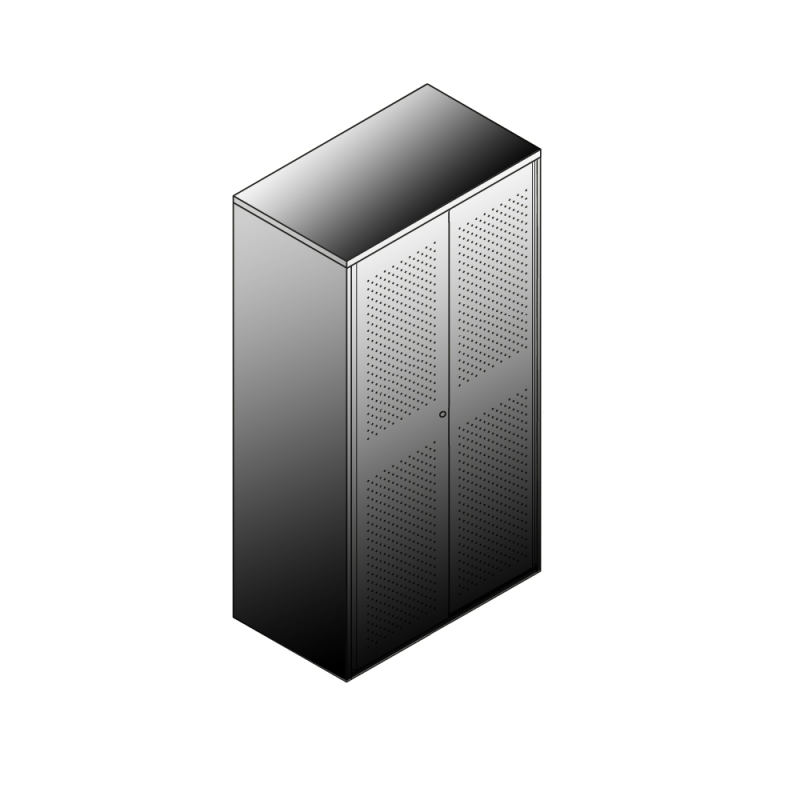 Bisley BG20846ADSBST Schiebetürenschrank 1529-1553 x 800 x 470 (HxBxT in mm)