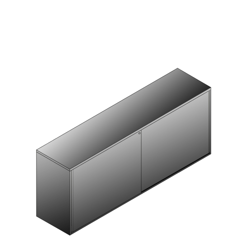 Bisley BG22023SDSBST Schiebetürenschrank 807-831 x 2000 x 470 (HxBxT in mm)