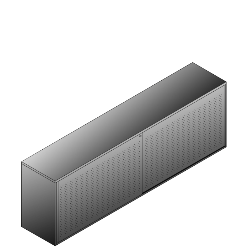 Bisley BG22421PDSBST Schiebetürenschrank 743-751 x 2400 x 470 (HxBxT in mm)