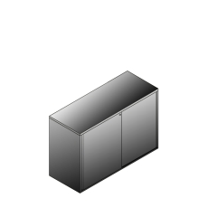 Bisley BG21221SDSBST Schiebetürenschrank 743-751 x 1200 x 470 (HxBxT in mm)