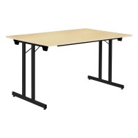 Bisley Klapptisch KT1608MP333, MP ahorn, 333 schwarz, 740...